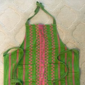 MacKenzie Childs preppy apron